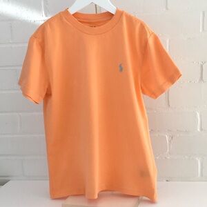 Classic Polo Ralph Lauren Boys Size 8 Orange Short Sleeve T-Shirt